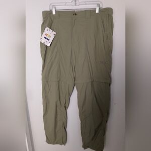 Men Exofficio Buzz Off Convertible Pants Shorts Khaki Sz L Insect Shield Hiking